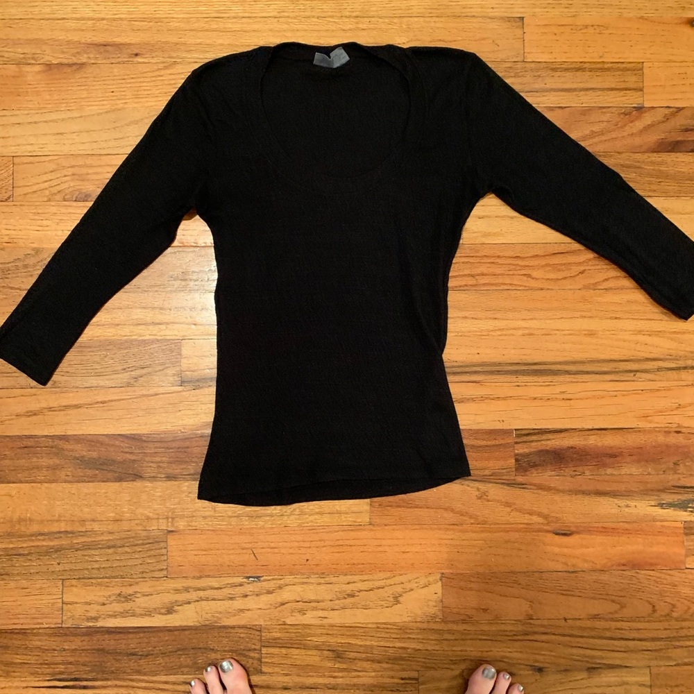 Michael Stars black 3/4 top